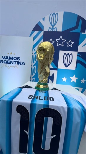 🇦🇷Desde el Predio de AFA… Baldo alienta a la Selección desde bien adentro ¡¡¡VAMOS ARGENTINA!!!⚽