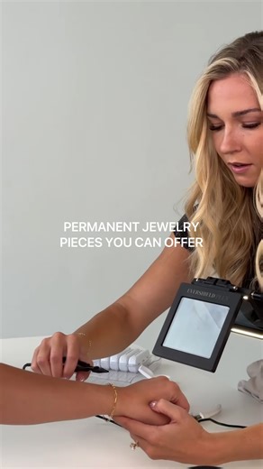 starting a permanent jewelry business doesn’t mean offering just one thing ✨ bracelets, anklets, necklaces, hand chains, belly chains… and that’s just the beginning. clients can stack pieces, add charms, mix chains, or customize their look in ways that keep them coming back for more. one appointment can turn into multiple pieces, and every add-on becomes another opportunity to grow your income. that’s the beauty of permanent jewelry — it’s simple to start, but there’s endless room to expand your