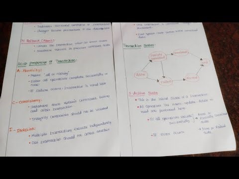 Transaction in DBMS | ACID properties of transaction in DBMS in Tamil | CS3492 | CS8492