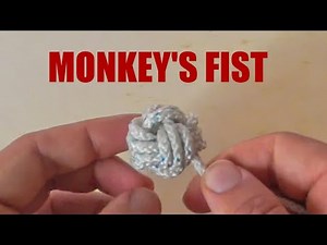 How to tie the monkey's fist knot - tutorial