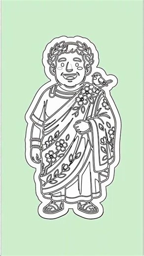 Cute Roman Emperor Drawing: Easy Step-by-Step!