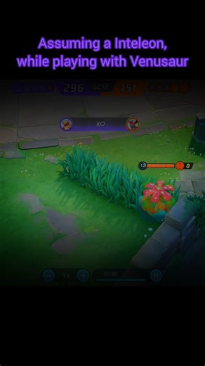 Venusaur with Inteleon soul | #pokemonunite #pokemon #memes