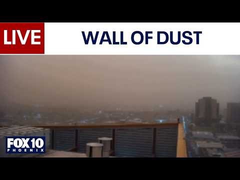 🔴LIVE: Dust Storm Warning issued as massive wall of dust rolls into Phoenix | FOX 10 Phoenix