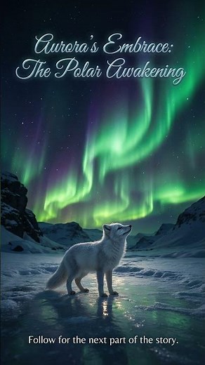 Aurora’s Embrace – The Night the Ice Remembered Life#AnimalUnity #NatureFilm #AuroraStory