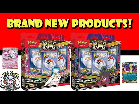 1st Ever Mega Battle Decks Revealed! Mega Gengar & Mega Diancie ex Decks! (Pokemon TCG News)