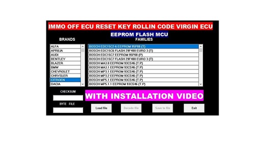 ECU Software Immo off Coding and Decoding Immo Reset Virgin Key Rollin Code Multi-brand - Etsy