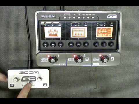 Zoom G3 G3X firmware 2.0 ashbass Patch Select Mod