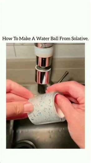 Fact Flick on Instagram: "This viral clip breaks the internet with a strangely satisfying DIY experiment using Hydro Nano Tape — a transparent, elastic sheet made from super-absorbent polymer. In the video, the creator runs the tape under water, sprinkles glitter inside, seals it, and watches it transform into a squishy, crystal-clear water orb that looks straight out of a sci-fi lab. The magic lies in sodium polyacrylate, a hydrogel capable of absorbing up to 300× its own weight in water, insta