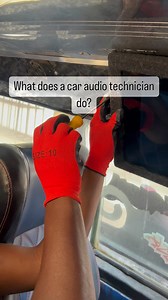 What does a car audio technician do? Their duties involve installing a sound system in a vehicle, although they may also repair a faulty speaker or diagnose audio issues. These technicians are often familiar with the wiring of other automotive electronics, such as backup cameras, Bluetooth, navigation equipment, and car alarms. | Russian Sound Kenya