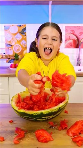 🎉 FUN WATERMELON SLIME DIY FOR KIDS 🍉 #shorts #funny