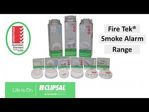 Clipsal Fire Tek® Smoke alarms – short overview