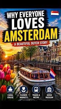 Amsterdam in One Day 🇳🇱 Canals, Trams & Flower Market