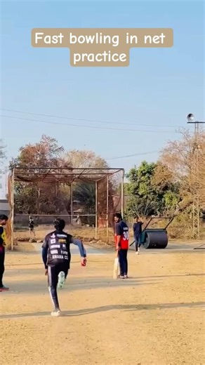 Fast bowling hard net practice|cricketviral