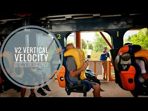 Vertical Velocity V2 Rollercoaster off-ride Sixflags Great America Illinois