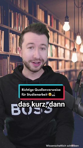 Die richtigen Quellenverweise für deine Studienarbeit