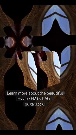 LAG Hyvibe H2 Series Of Smart Electro Acoustic Guitars - Beautiful , Brilliant & Inspiring
