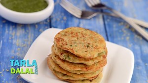 Bulgur wheat proves to be a good breakfast food, as it provides an adequate amount of energy (calories) and protein. Since your body requires calcium, the addition of curds improves the calcium content of the recipe. These pancakes are ideal for your second trimester as they are rich in fibre and will ease your digestive problems too. https://www.tarladalal.com/Bulgur-Wheat-Pancakes-2935r | Tarla Dalal