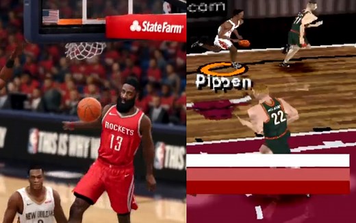 NBA live【1995-2019】发展史（转载自youtube）