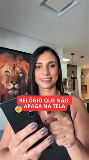 Eliana Pacheco on Instagram: "Como configurar o celular com o relógio que nunca apaga! . . . #dica #smartphone"