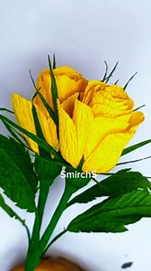 Cute Mini Crepe Paper Rose Flowers #Rose #Flower #reels #handwork #handmade | SmirchS