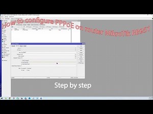PPPoE configure on MikroTik RB951