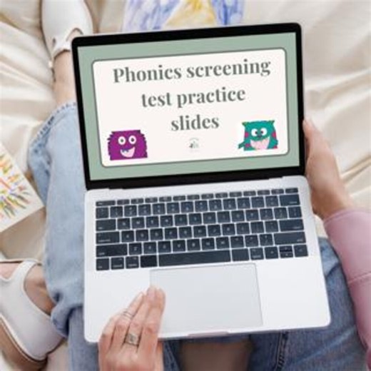 Phonics Screening Test Practice Slides - 2 - Etsy
