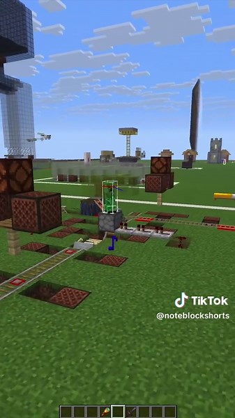 Mob Heights in Minecarts: Create Note Block Melodies