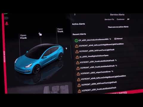 Tesla model 3 Front lights Calibration Issue