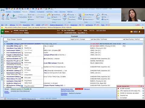 Walkthrough EPS and eRD on EMIS