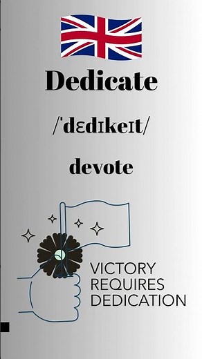How to Pronounce Dedicate in English British Accent #learnenglish #learnenglishtogether