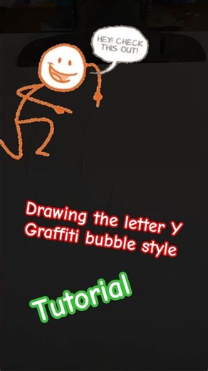 How to draw graffiti letter Y bubble style #sharpie #urbanart #foxart13
