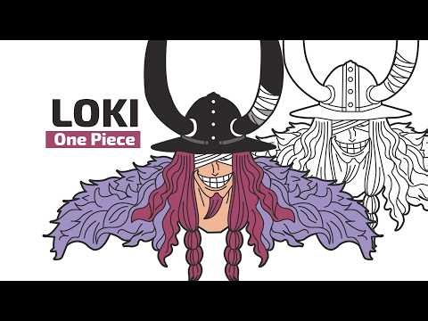 How To Draw Loki from One Piece | Step By Step Anime Drawing Tutorial