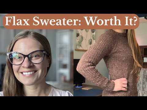 I Knit Tin Can Knits' Flax Sweater as a Beginning Garment Knitter: Here’s My Honest Review (& Mods)