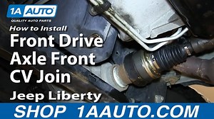 How to Replace Front CV Joint 2002-07 Jeep Liberty
