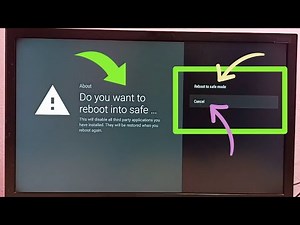 Android TV : How to TURN OFF or EXIT From Safe Mode | 4 Methods