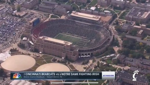 Posting a classic college football game every day until football season.2021 - Cincinnati vs Notre Dame