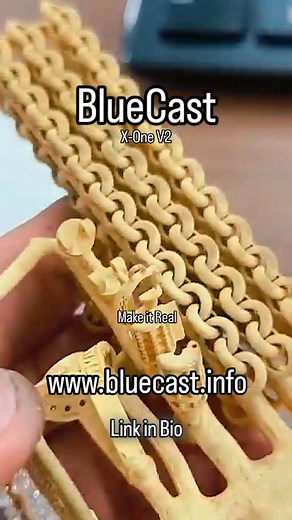 BlueCast on Instagram: "BlueCast X-One V2 Castable Resin makes it real www.bluecast.info Credit @martinezjoyero #jewelry #3dprinterworld #CastableResin #castablewax #3DPrinting #3dprinter #gold #goldcasting #goldjewellery #cubanlink #cuban #art #metal #madeinitaly #innovation #3ddesign #3djewelry"