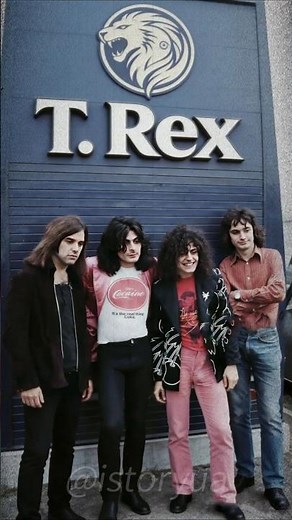 T. Rex band THEN & NOW - Get It On (Bang a Gong) 1971