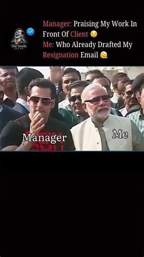 Manager Praising My Work While I’m Ready to Resign | Office Life Meme