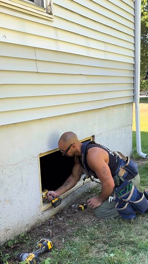 96K views · 791 reactions | Basement window in | CR Carpentry & Remodeling | Facebook