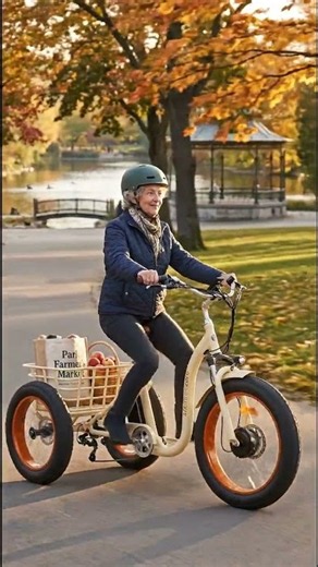 Simple Step Thru FAT Tire3 Wheel Electric Bike