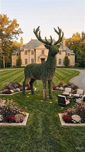 #DeerRestoration#AITimelapse#SatisfyingBuild#TopiaryArt#TransformationVideo