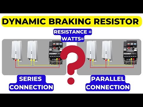 🔴Dynamic braking resistor series and parallel connection | braking resistor calculation | vfd wiring