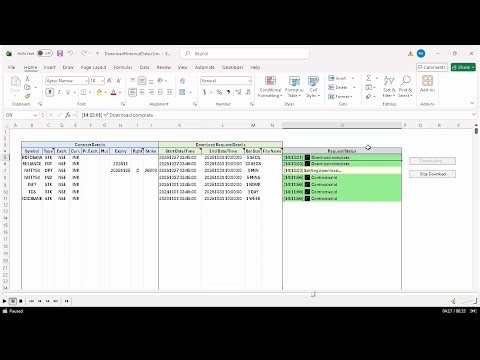 Free Excel Tool to Download Historical Data from Interactive Brokers TWS (Download Link Below)