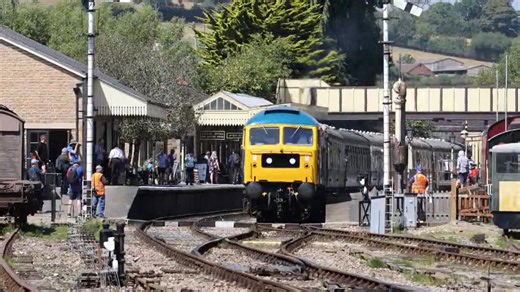 1K views · 30 reactions | Here is some classic British Rail action as Class 47 Diesel 47105 departs Toddington Station at the GWSR 2025 diesel gala. Filmed August 2025. | Schony747 Youtube & DVD | Facebook