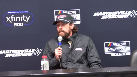 Ryan Blaney shares mentality with his back against the wall at Martinsville
