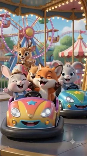 Baby Panda’s Carousel Dance Party! 🐼🎠 Amusement Park Song | Kids Rhymes by PoppiTune