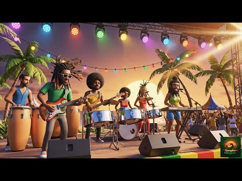 🔥 Ultimate Reggae Live Jam — Global Rasta All-Stars | Caribbean Vibes, Roots & Island Grooves 🌴🎶