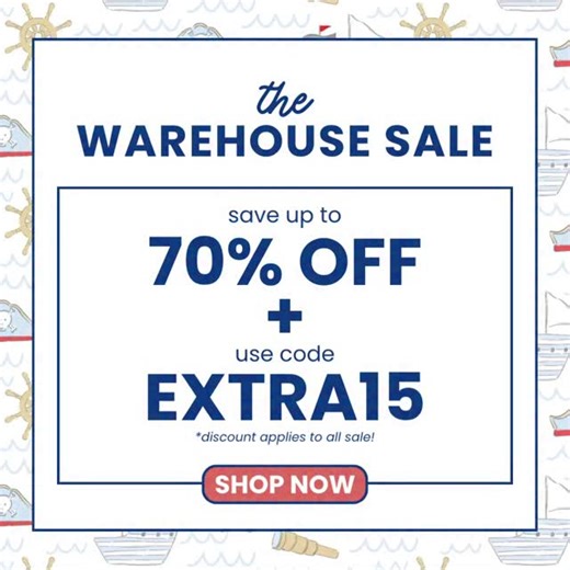 Lila and Hayes on Instagram: "The BEST SALE just got BETTER! Save up to 70% off and use code EXTRA15 until Tuesday at midnight! 🩵"