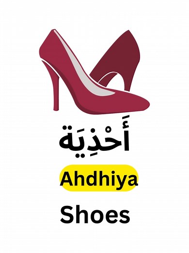 Clothes in Arabic الملابس #arabic #learnontiktok #learnwithtiktok #learnarabic #learnenglish